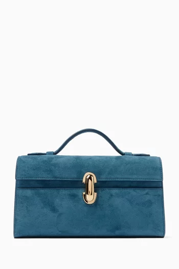 Small Symmetry Pochette Top-handle Bag in Suede