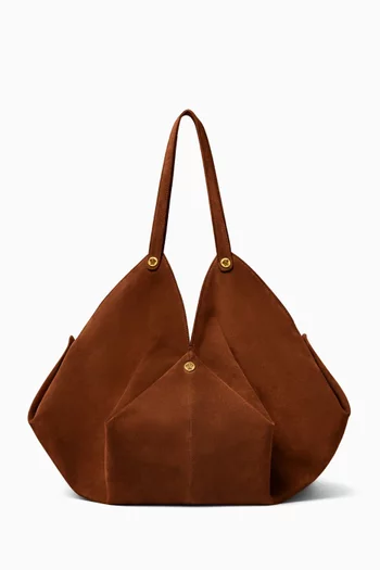 Large Protea Shoulder Bag in Suede