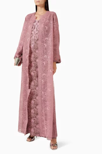 Sheer Abaya in Organza
