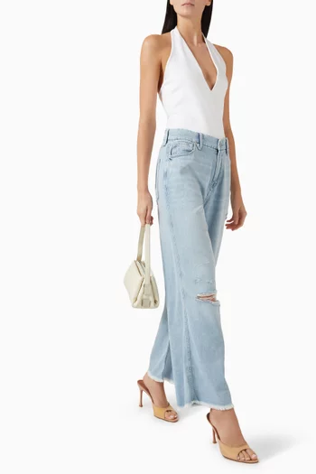 Weightless Good Skate Crop Jeans in Denim
