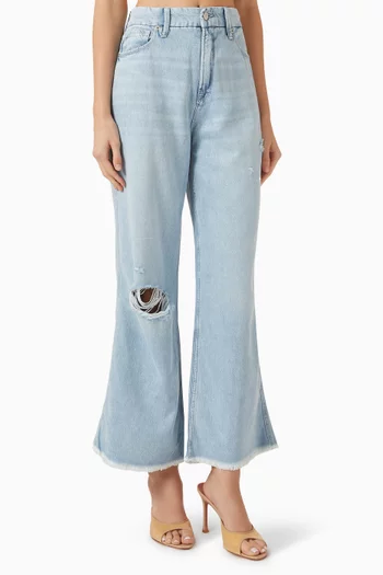 Weightless Good Skate Crop Jeans in Denim