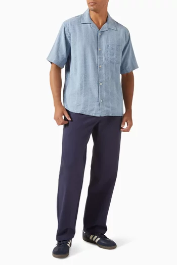 Striped Shirt in Seersucker