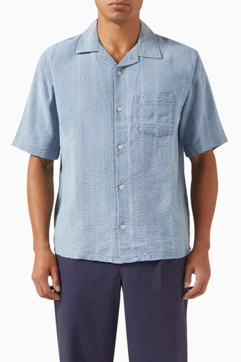 Striped Shirt in Seersucker