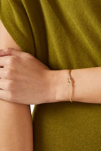 Micro Cablespira® Flex Buckle Bracelet in 18kt Yellow Gold