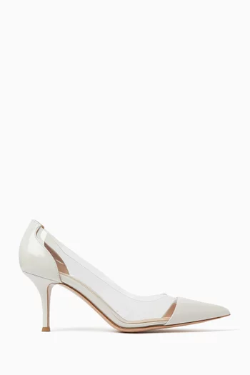 Leopard-print 70 Pumps in Plexi & Patent Leather