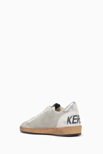 Ball Star Sneakers in Mesh & Leather