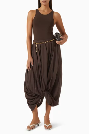 Cocoon Skirt in Lyocell Blend