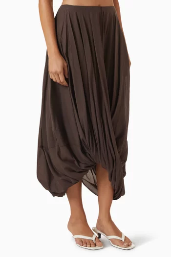 Cocoon Skirt in Lyocell Blend