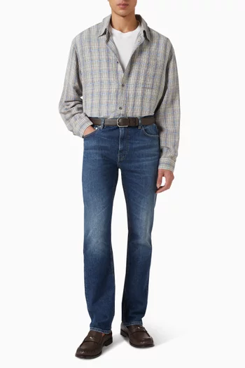 Modern Straight Jeans in Stretch-cotton
