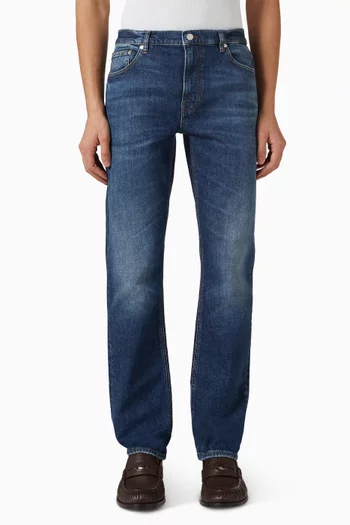 Modern Straight Jeans in Stretch-cotton