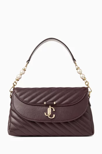 Small Curve Crossbody Bag in Leather