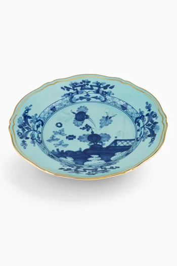Antico Doccia Flat Dessert Plate in Porcelain, 21cm