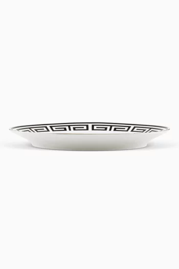 Labirinto Oval Platter in Porcelain