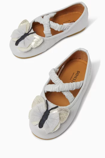 Mileni Ballerinas in Leather
