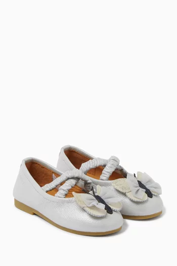 Mileni Ballerinas in Leather