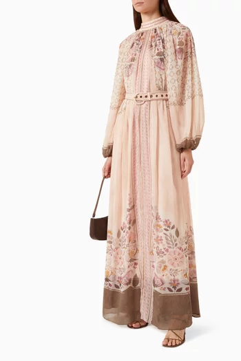 Tessella Belted Midi Dress
