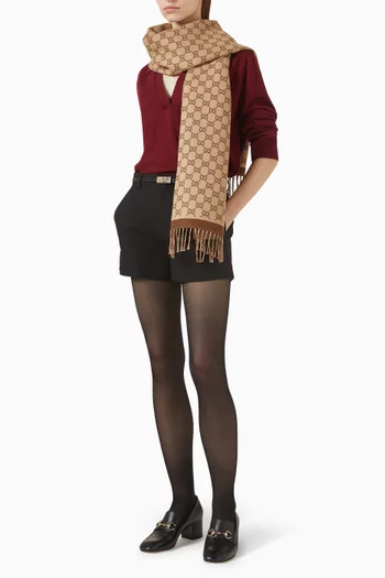 GG Scarf in Wool
