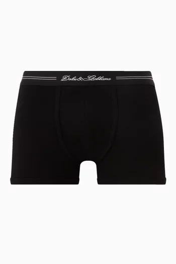 Boxer Shorts in Stretch Jersey