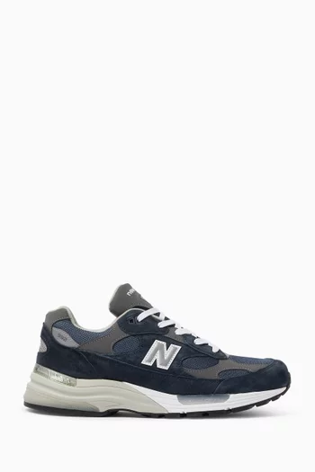 Made in USA 992 Sneakers in Mesh & Suede