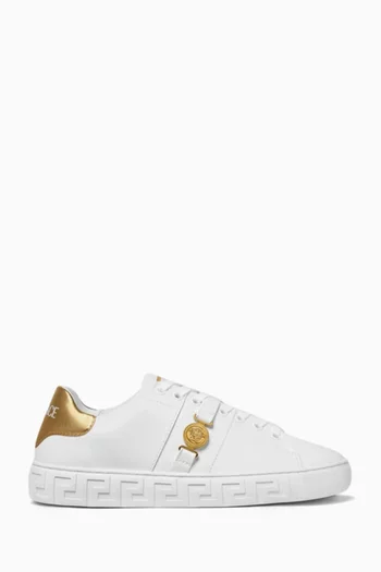 Medusa Biggie Greca Sneakers in Nylon