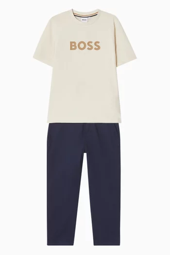 Logo T-Shirt in Cotton Jersey