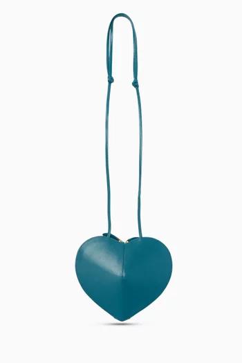 Le Coeur Crossbody Bag in Suede