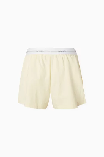 Logo Lounge Shorts in Cotton Jersey