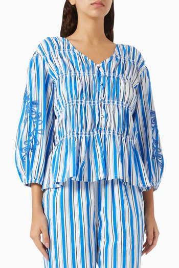 Yastimo Striped Top in Organic-cotton