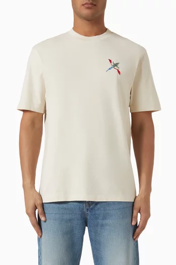 Micro Bee Bird T-shirt in Cotton