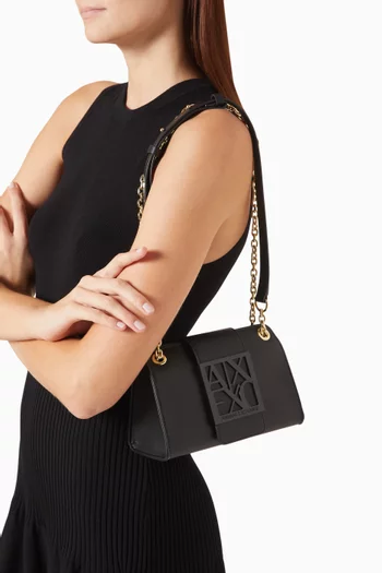 Small AX Logo Crossbody Bag