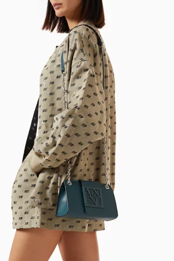 Small AX Logo Crossbody Bag