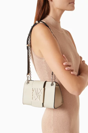 Small AX Logo Crossbody Bag
