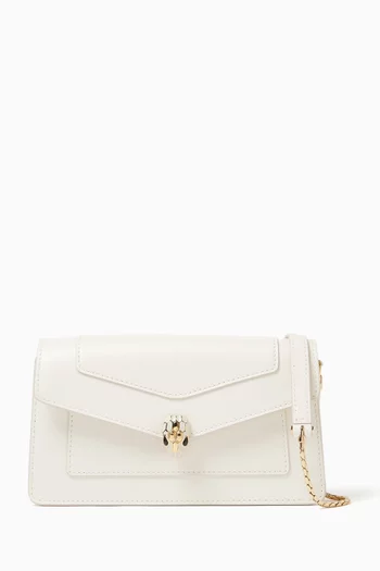 Serpenti Forever Pochette in Leather
