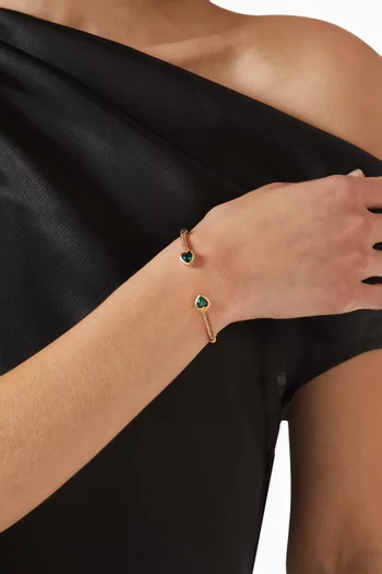 Duality Amore Bracelet in Gold-plated Metal