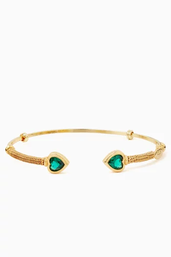 Duality Amore Bracelet in Gold-plated Metal