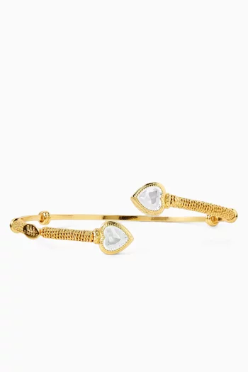 Duality Amore Bracelet in Gold-plated Metal