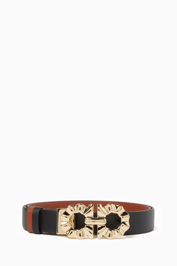 Reversible Belt in Leather