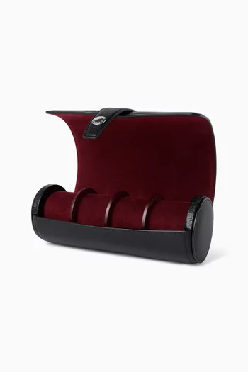 Roll-up Watch Case in Leather