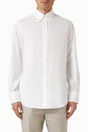 Basic Fit Shirt in Twill