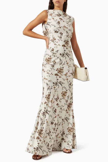 Callie Gown in Crepe