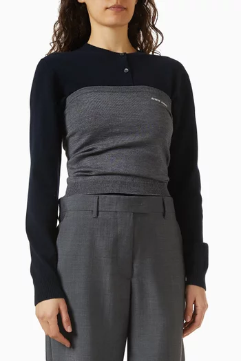 Knit Tube Top in Wool