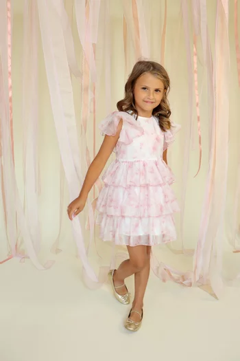 Ruffled Layered Dress