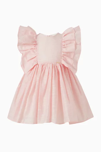 Ruffled Ruched Dress
