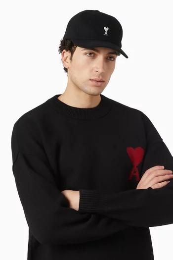 Ami de Coeur Cap in Cotton Garbardine