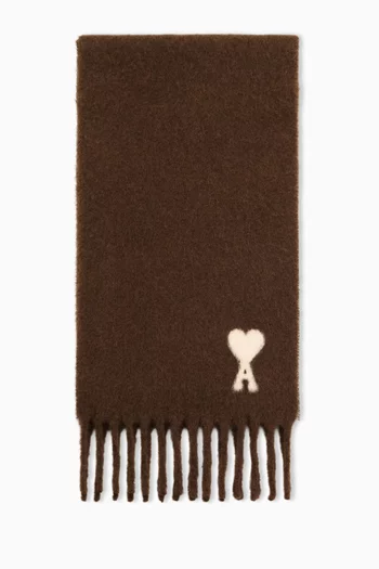 Ami de Coeur Fringe Scarf in Alpaca Wool