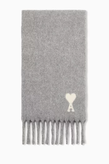 Ami de Coeur Fringe Scarf in Alpaca Wool