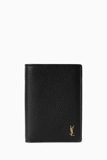 Tiny Cassandre Credit Card Wallet in Leather