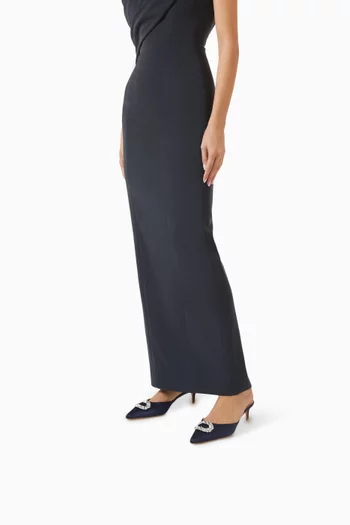Lily 50 Mules in Satin