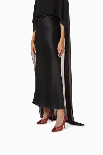 Suzie 100 Pumps in Tulle & Satin