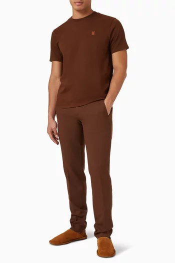 Logo Patch T-shirt in Cotton